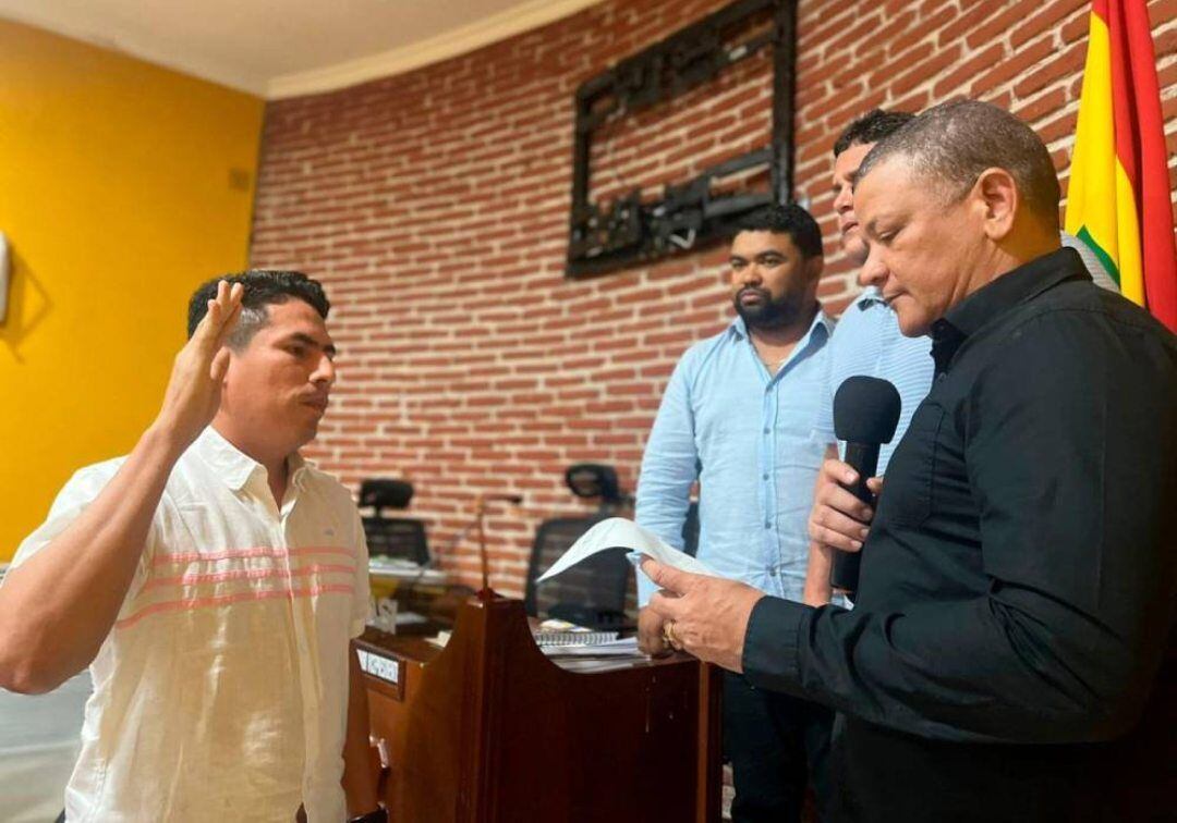 Gustavo Núñez tomó posesión como nuevo Contralor Distrital encargado de Cartagena. Crédito: Cortesía.