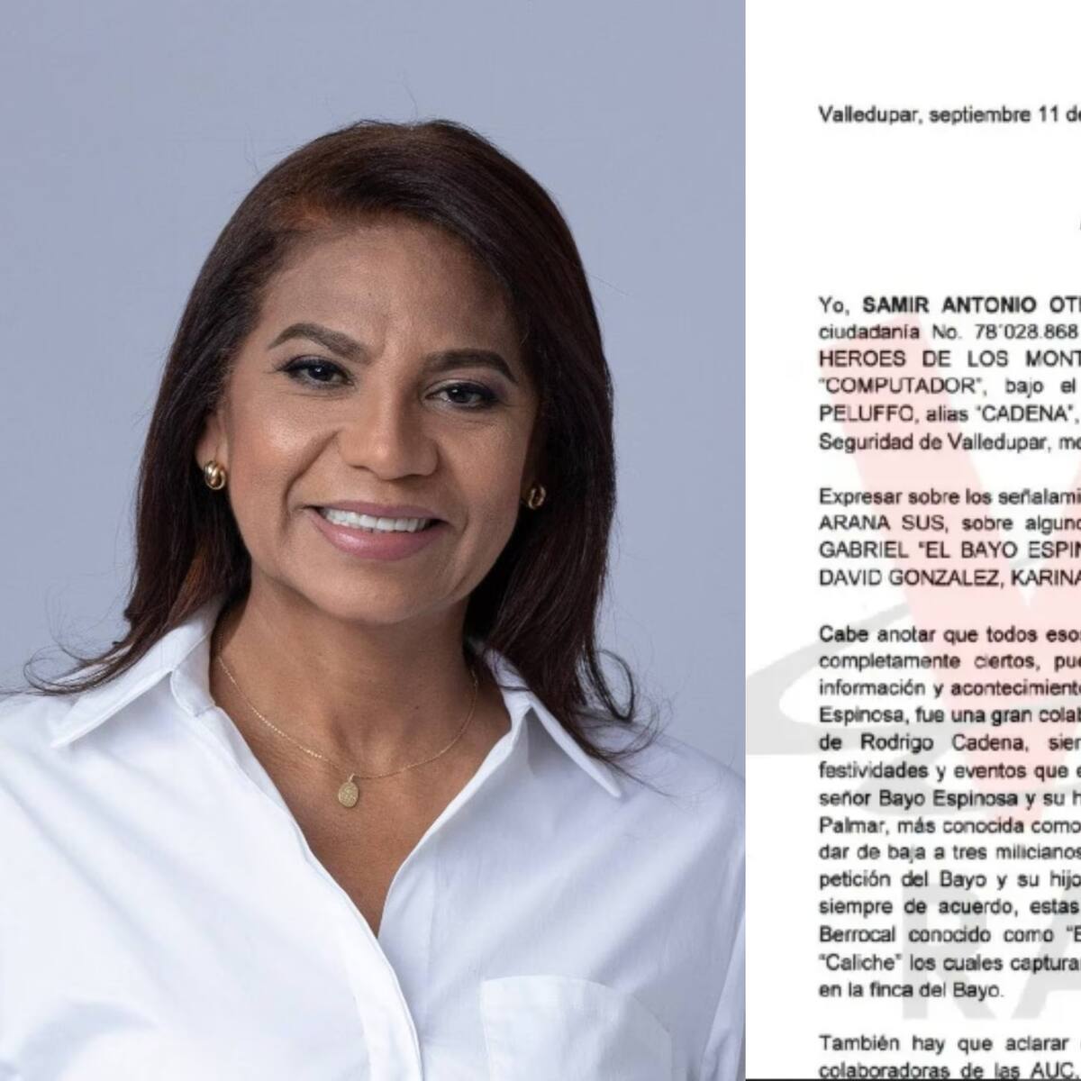 Es falso e infame: candidata Lucy García tras señalamientos de reuniones con AUC