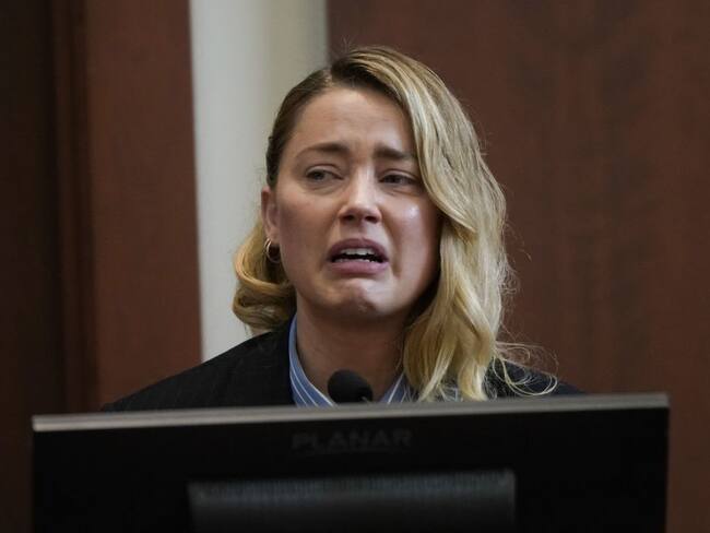 Amber Heard en medio del juicio. Foto: ELIZABETH FRANTZ / POOL / AFP via Getty Images