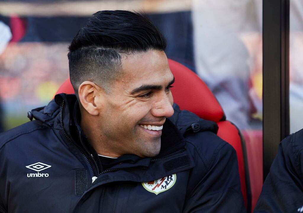 Radamael Falcao en Rayo Vallecano  (Photo by Berengui/DeFodi Images via Getty Images)