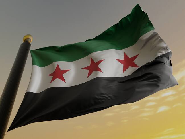 Bandera de Siria. I Foto: Getty Images.