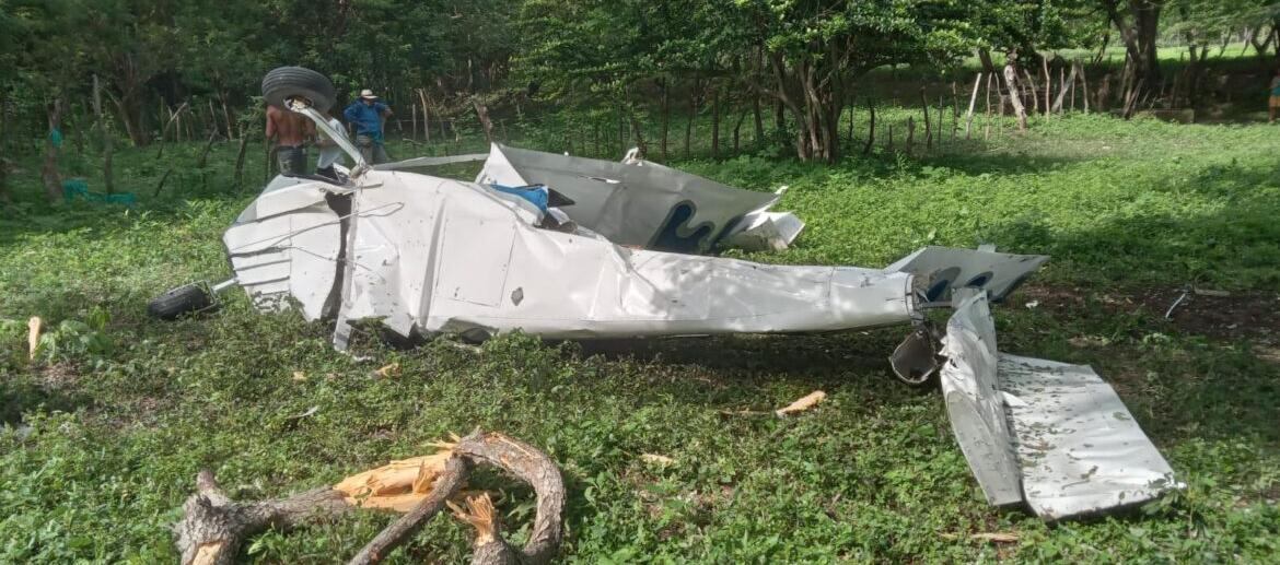 Avioneta accidentada en Juan de Acosta, Atlántico / Cortesia