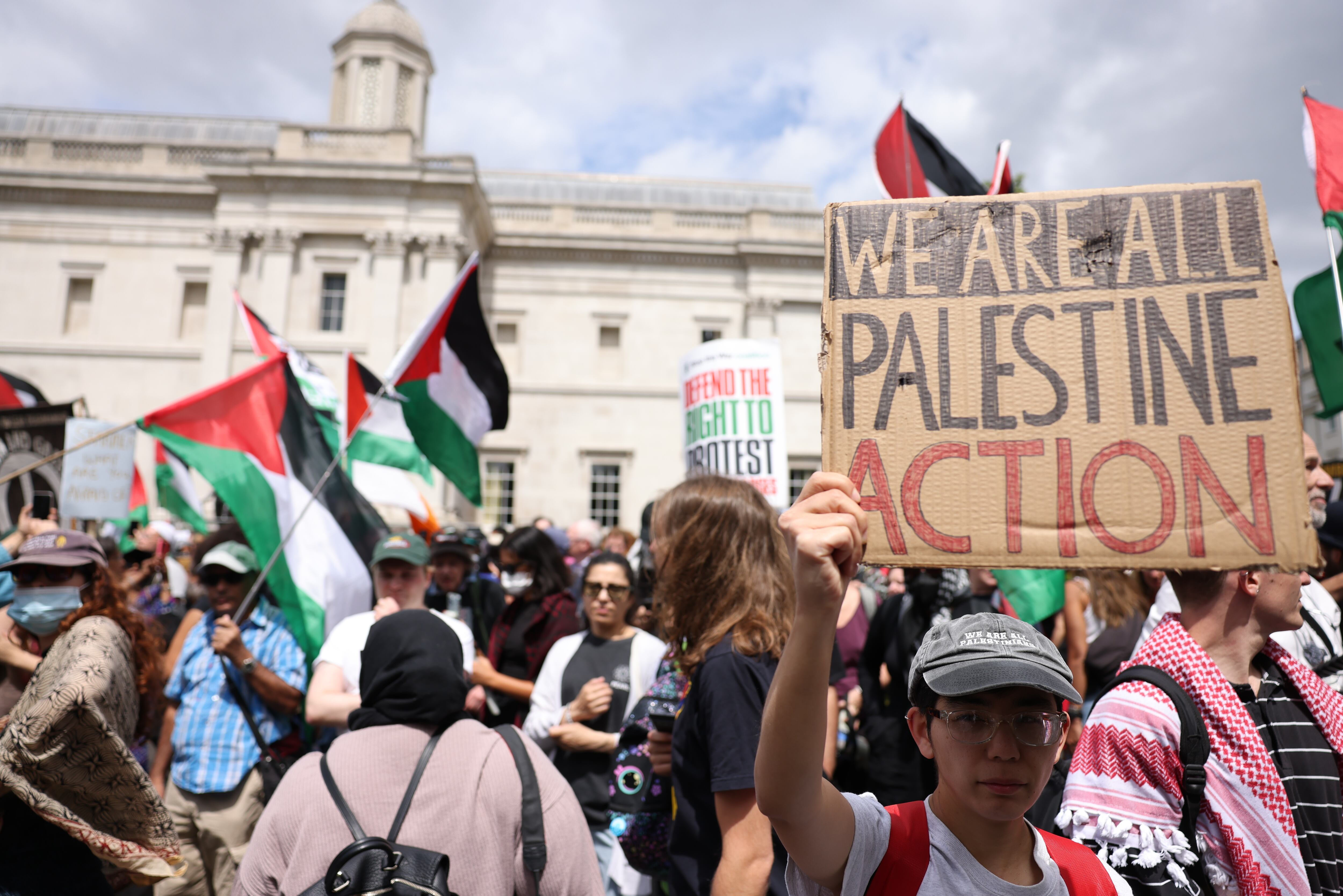 Palestine Action. Foto: EFE/EPA/NEIL HALL