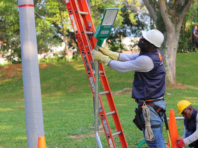 El actual operador del alumbrado público de Cali es la compañía ‘Cali Iluminada’. Foto: Alcaldía de Cali.
