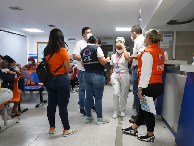 Foto: Inspección a clínicas de la ciudad/ Alcaldía de Santa Marta