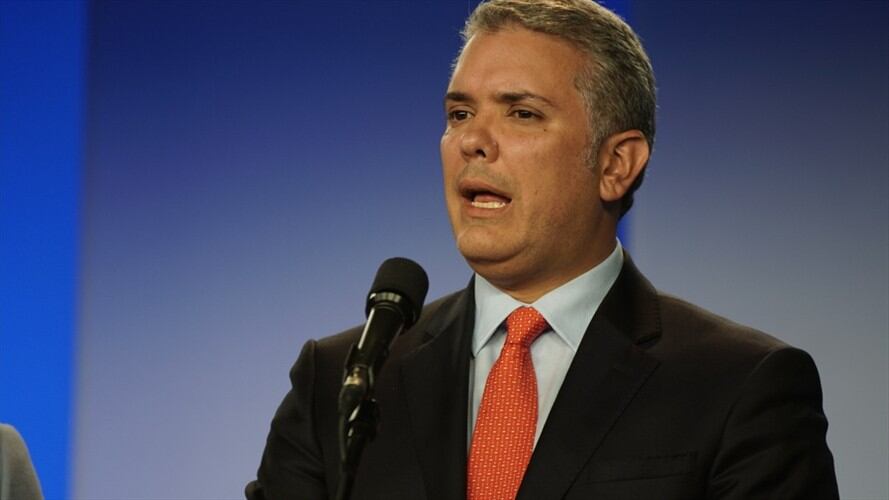 El presidente defendió su gabinete ante las críticas del Centro Democrático. . Foto: Colprensa