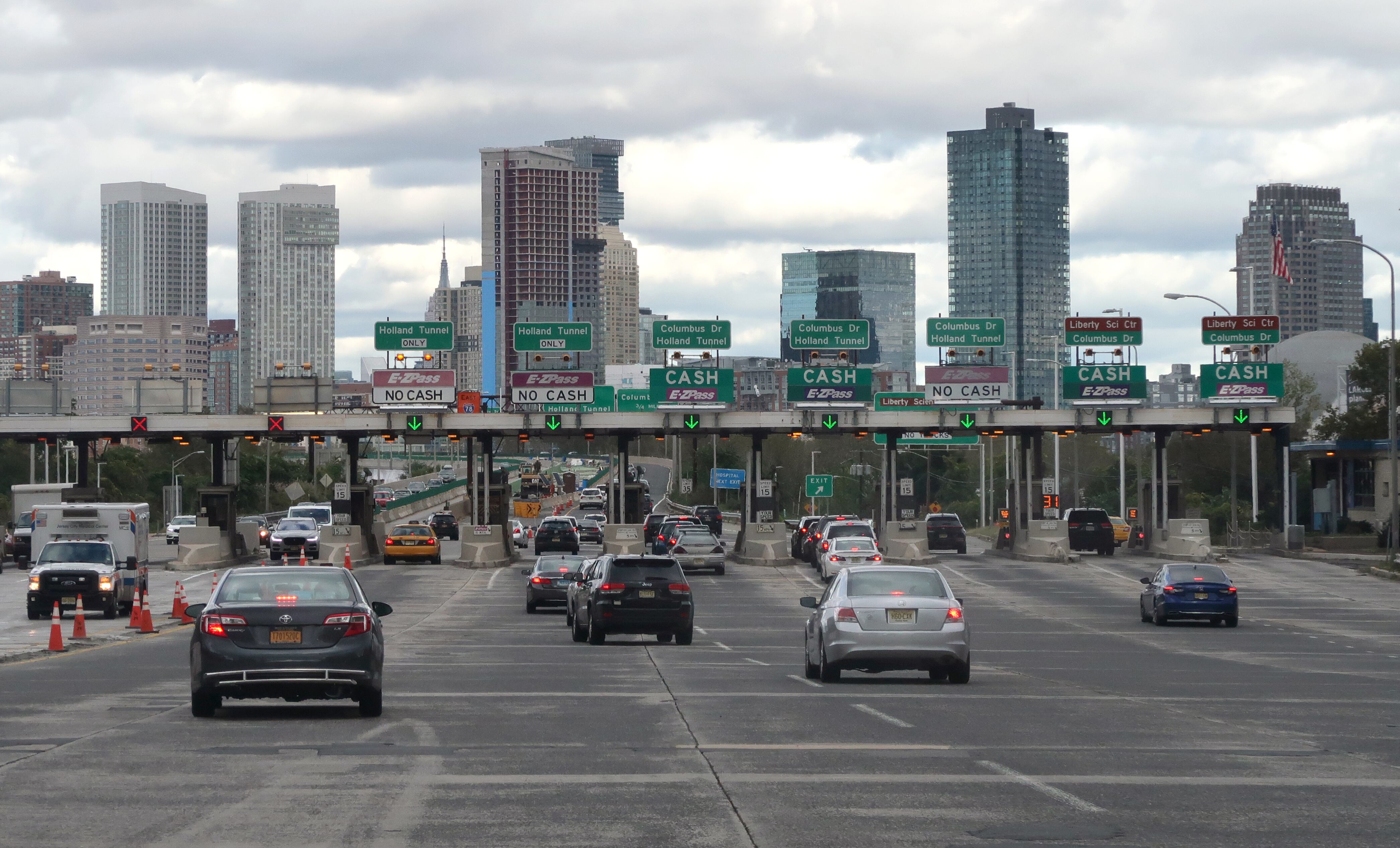 Carros en Peaje de New Jersey. FOTO: Gary Hershorn/Getty Images