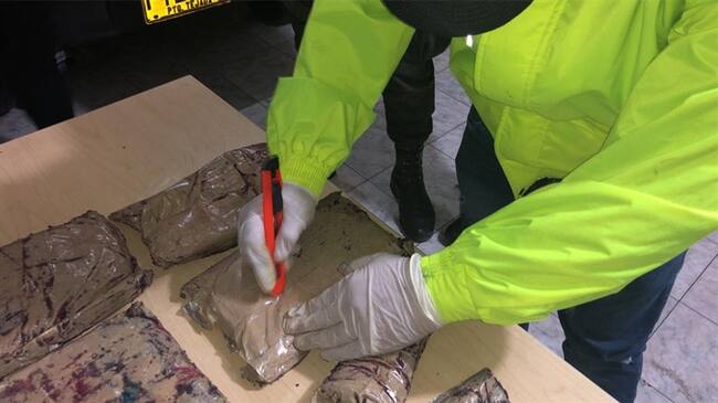 Duro golpe contra el narcotráfico en el sur del país. Foto: Cortesía Policía Nacional