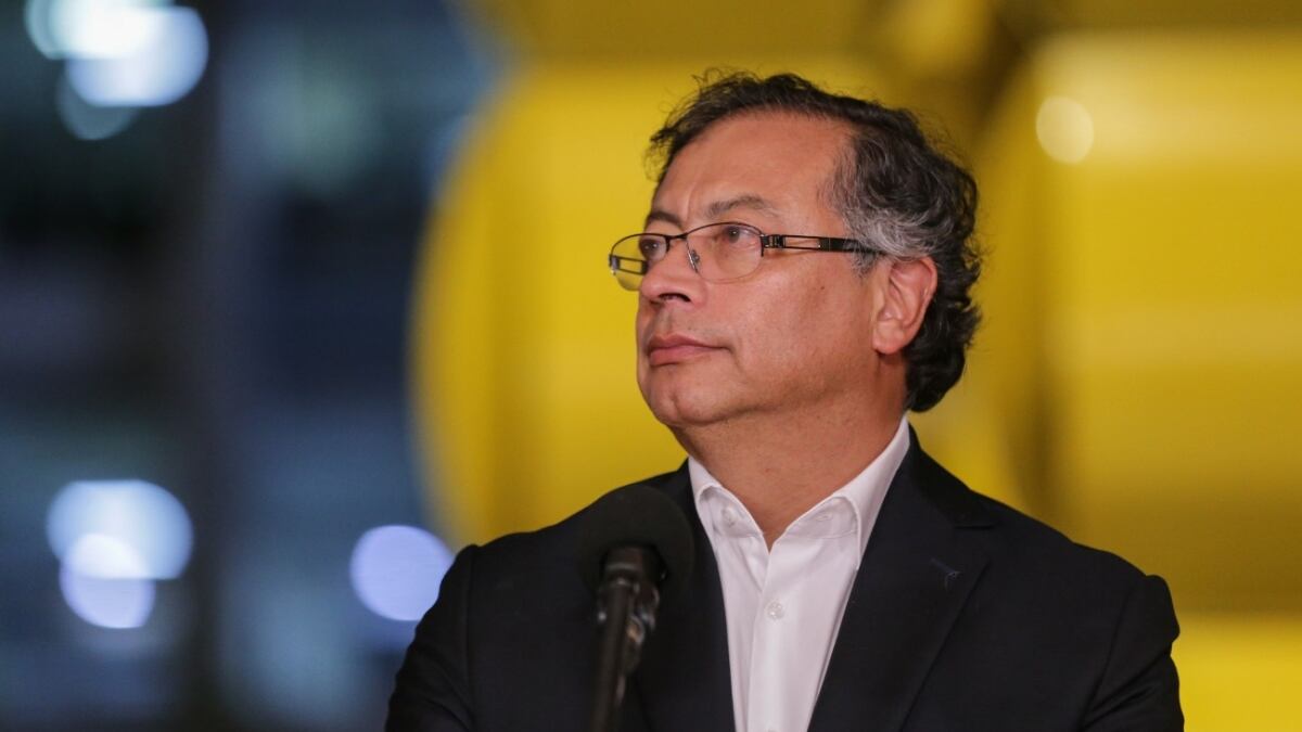 El presidente Petro aseguró que no hay "un colapso de violencia". Foto: Colprensa.