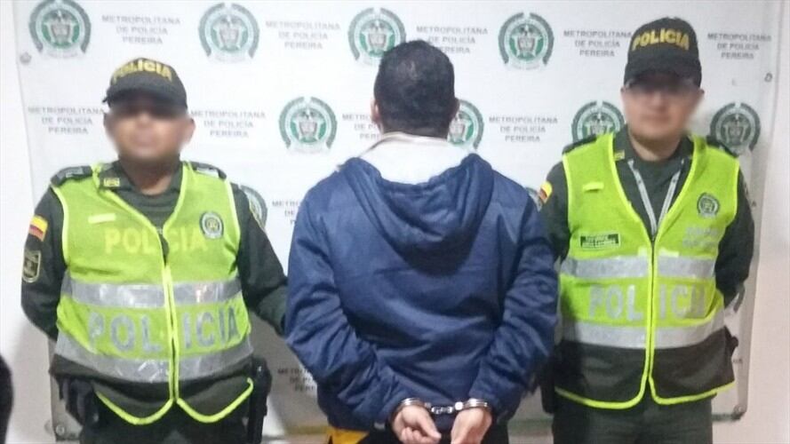 Hombres solicitados por España y con circular de Interpol son detenidos en Pereira. Foto: Policía Nacional