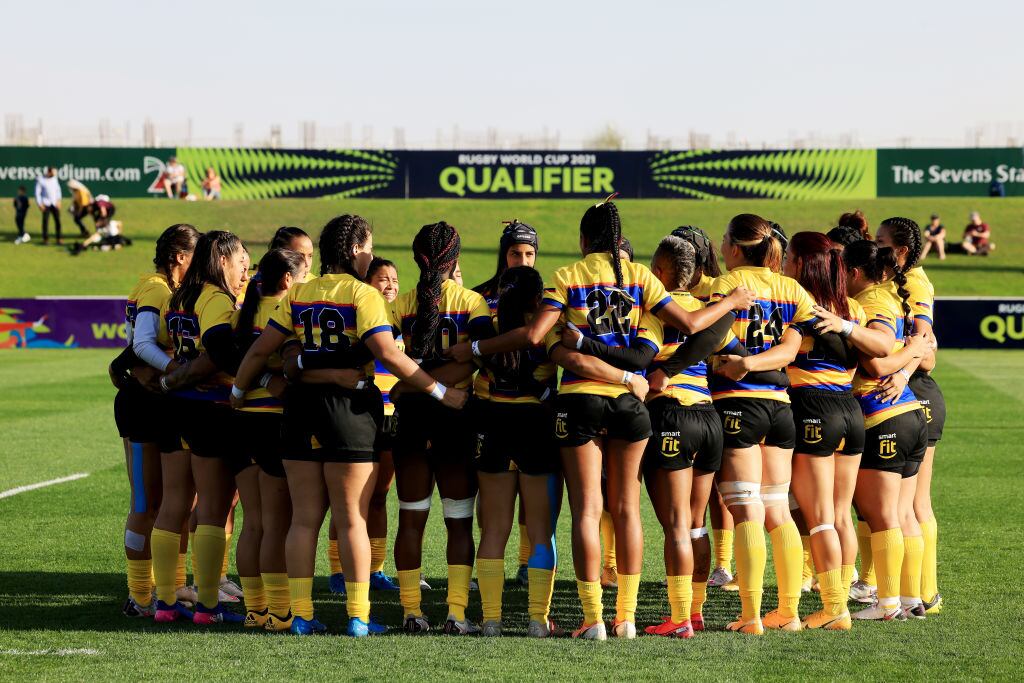 Selección Colombia de rugby femenino (Photo by Christopher Pike - World Rugby/World Rugby via Getty Images)