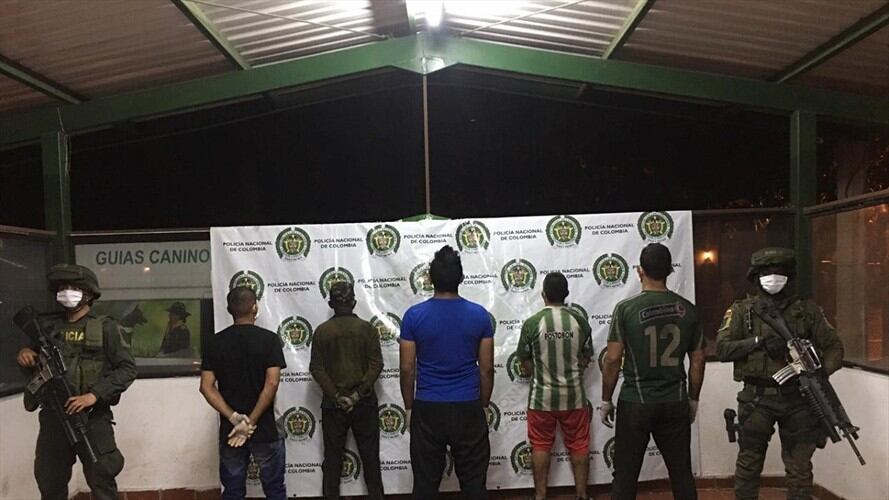 Capturadas cinco personas por explotación ilícita de yacimientos mineros. Foto: Cortesía