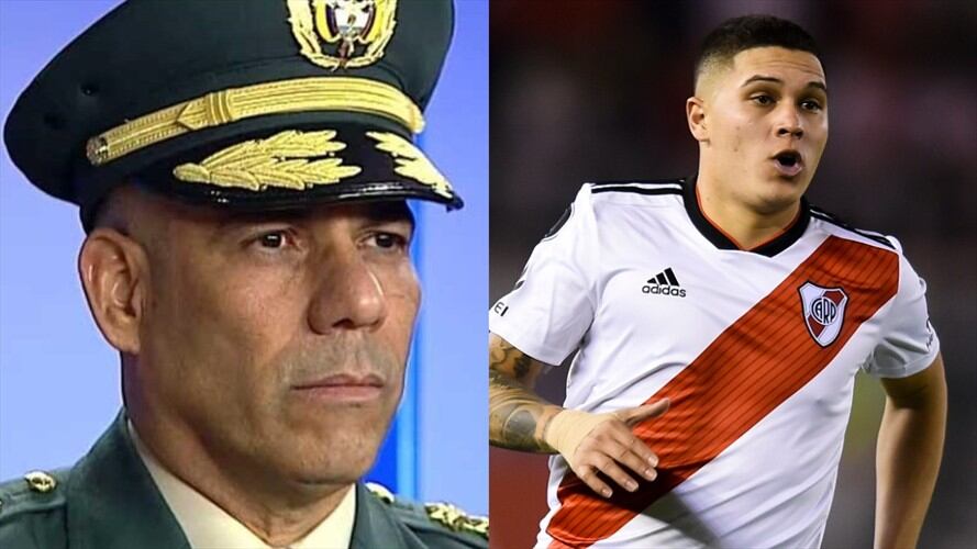 La familia de Juan Fernando Quintero ha señalado al general Eduardo Zapateiro por la desaparición de Jaime Enrique Quintero Cano, padre del futbolista. Foto: Colprensa