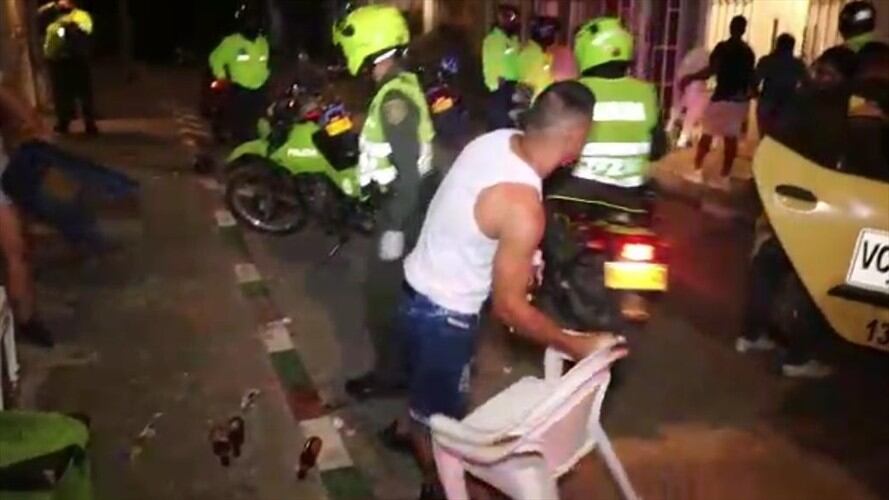 La Policía interveno 240 rumbas en vías públicas, durante el fin de semana. Foto: Cortesía