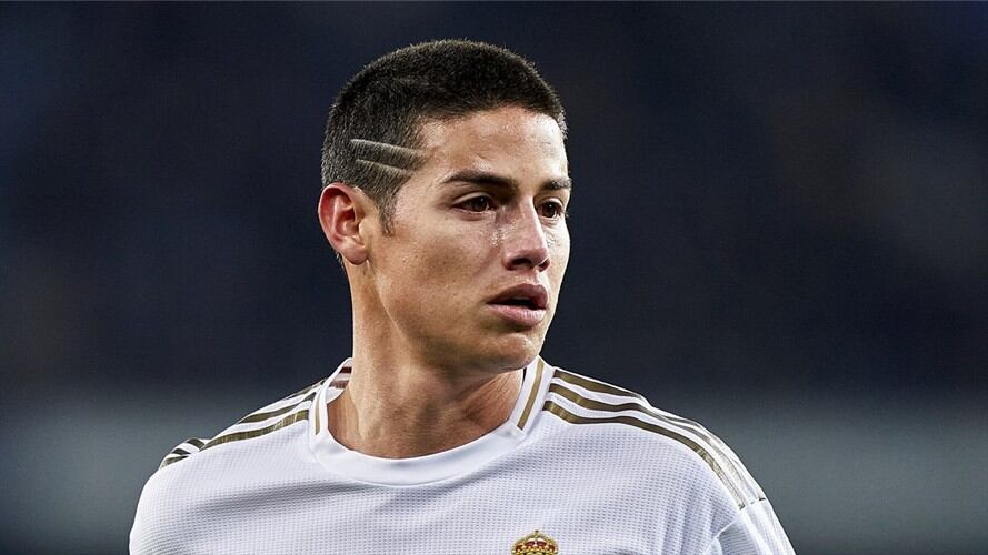 James Rodríguez vistiendo la camiseta del Real Madrid. Foto: Quality Sport Images/Getty Images