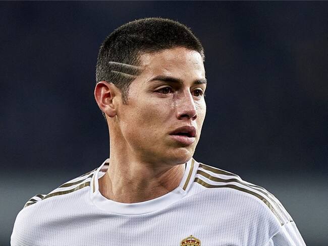 James Rodríguez vistiendo la camiseta del Real Madrid. Foto: Quality Sport Images/Getty Images