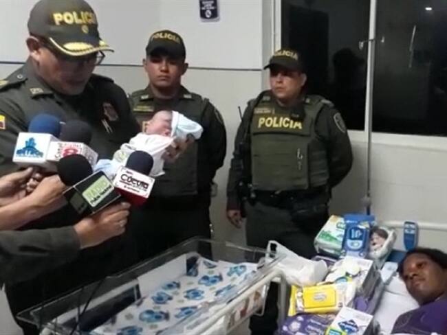 venezolana dio a luz en la zona de frontera. Foto: Cortesía