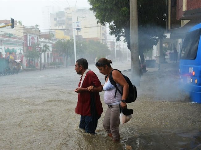 Temporada de lluvias en Colombia. Foto: Colprensa