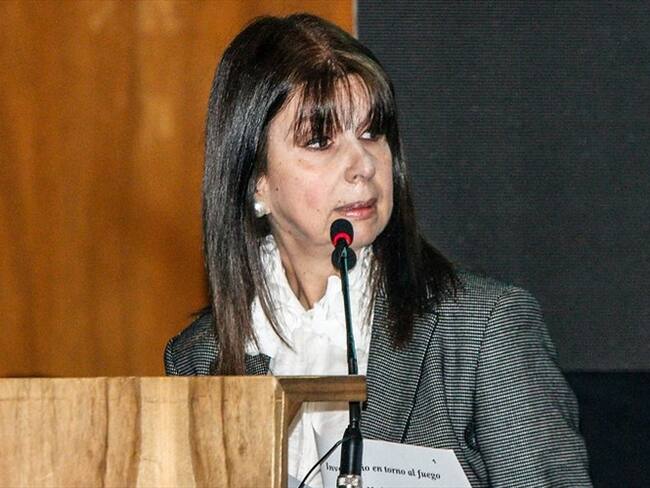 María Victoria Calle Correa, presidenta de la Corte Constitucional. Foto: Colprensa/Diego Pineda