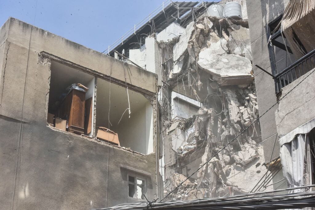 Bombardeo israelí. I Foto:Fadel Itani/NurPhoto via Getty Images.