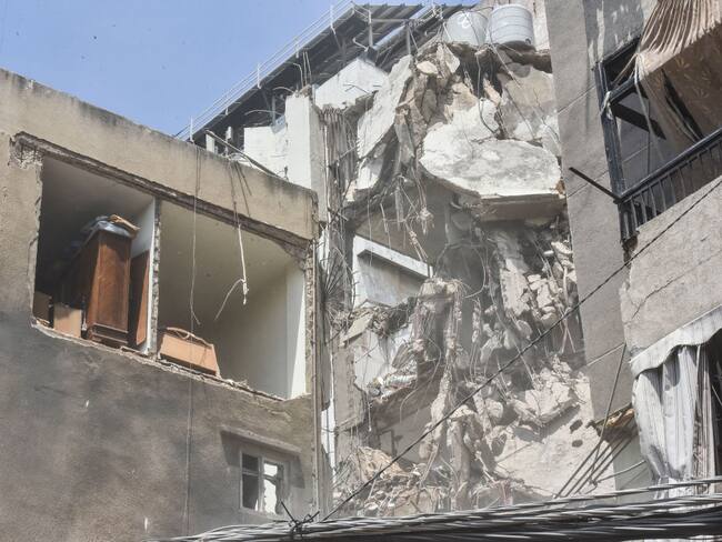 Bombardeo israelí. I Foto:Fadel Itani/NurPhoto via Getty Images.