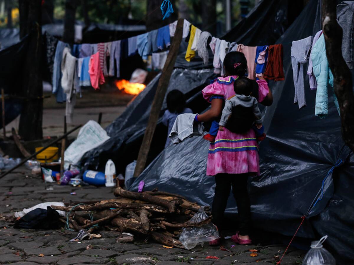 Unidad de Víctimas pidió a Alcaldía de Bogotá avanzar en reubicación de indígenas Embera