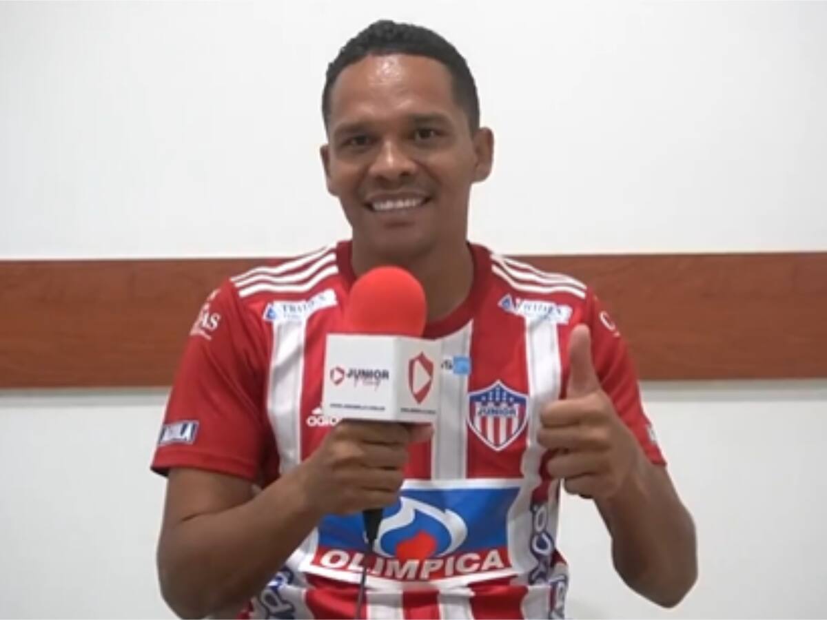 “El ídolo vuelve a casa”: Carlos Bacca ya es jugador del Junior de Barranquilla