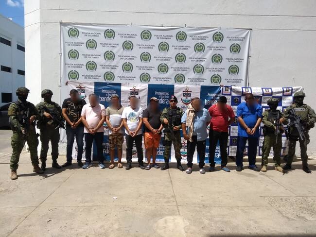 Organización acusada de traficar más de 90 toneladas de cocaína desde La Guajira. Foto: Cortesía Policía.