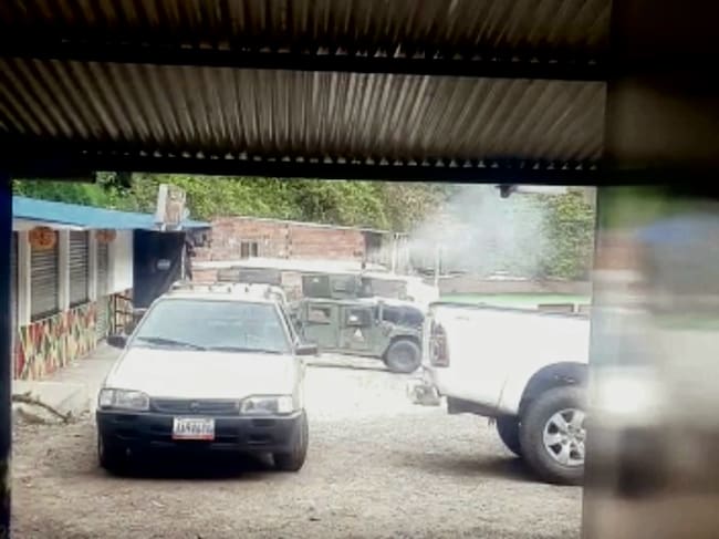 Un militar herido por enfrentamientos entre el Ejército y el ELN en la vía Cúcuta-Ocaña. Foto: Cortesía.