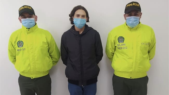 A la cárcel hincha de Nacional que golpeó a aficionado de Santa Fe. Foto: Cortesía Fiscalía General de la Nación