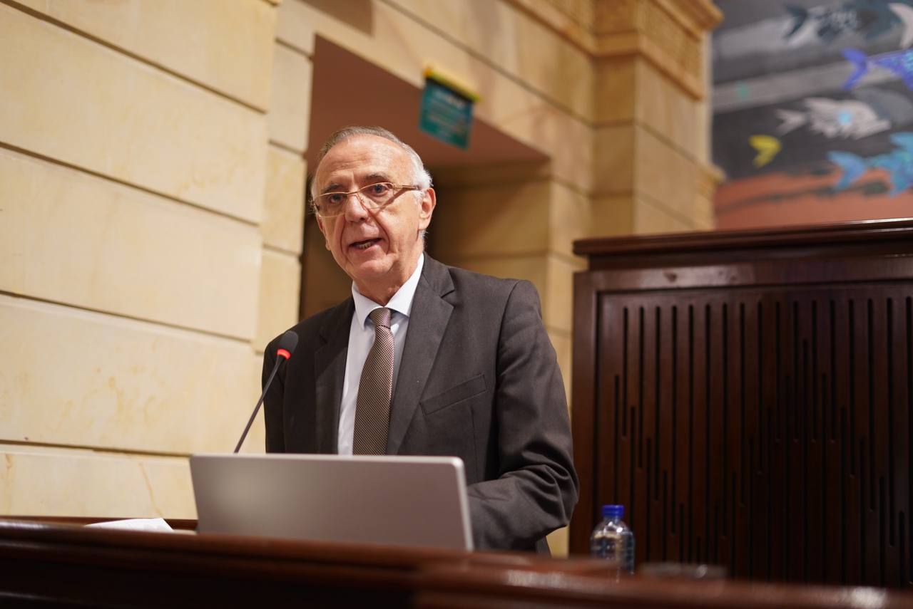 Iván Velásquez en el Congreso de la República. Cortesía: @CamaraColombia
