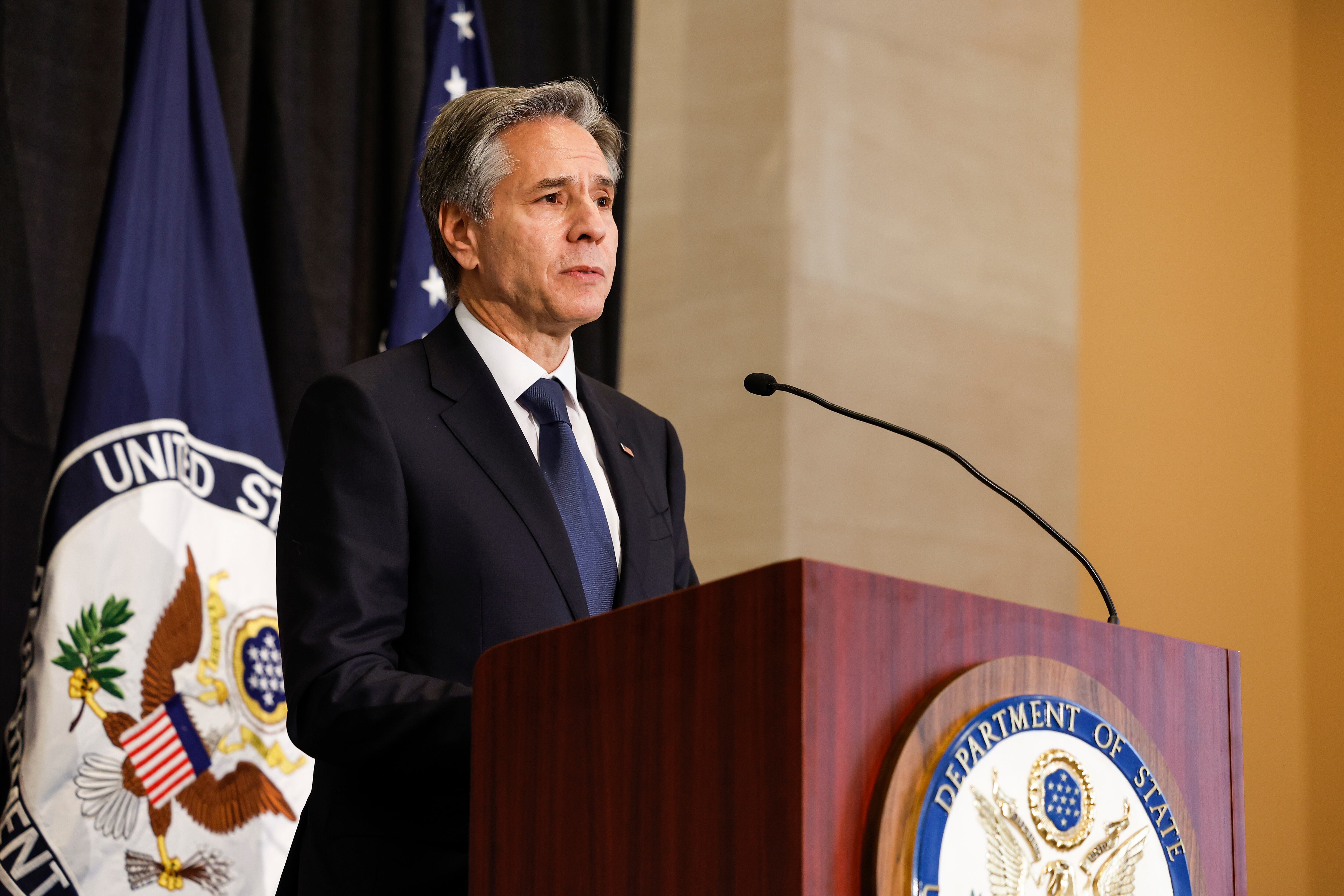 Antony Blinken. (Photo by Anna Moneymaker/Getty Images)