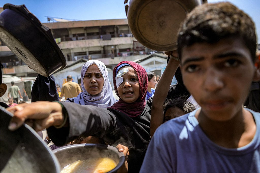Niños en Gaza. Foto: Getty Images.