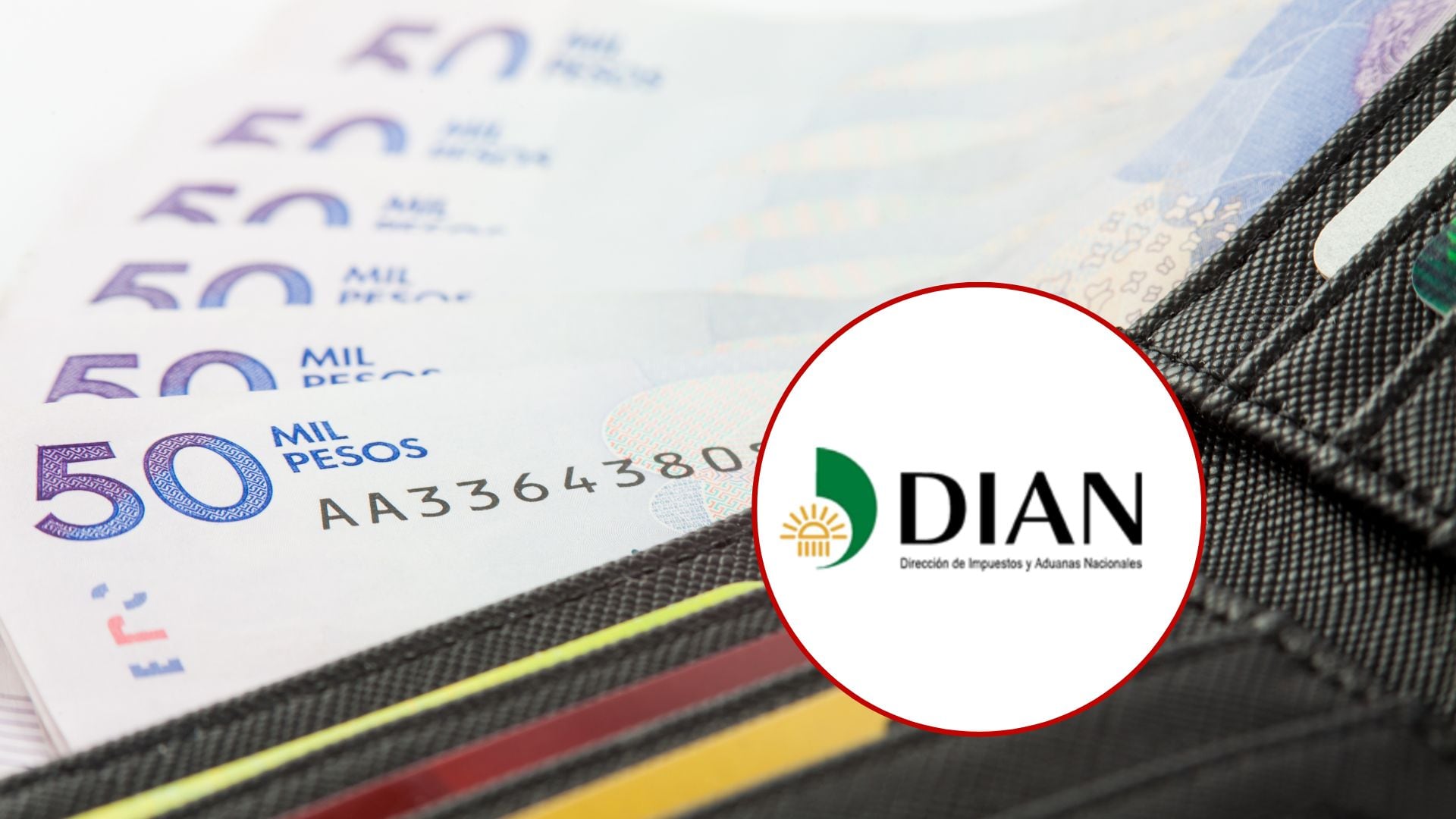 DIAN. Fotos: Getty Images y Colprensa.