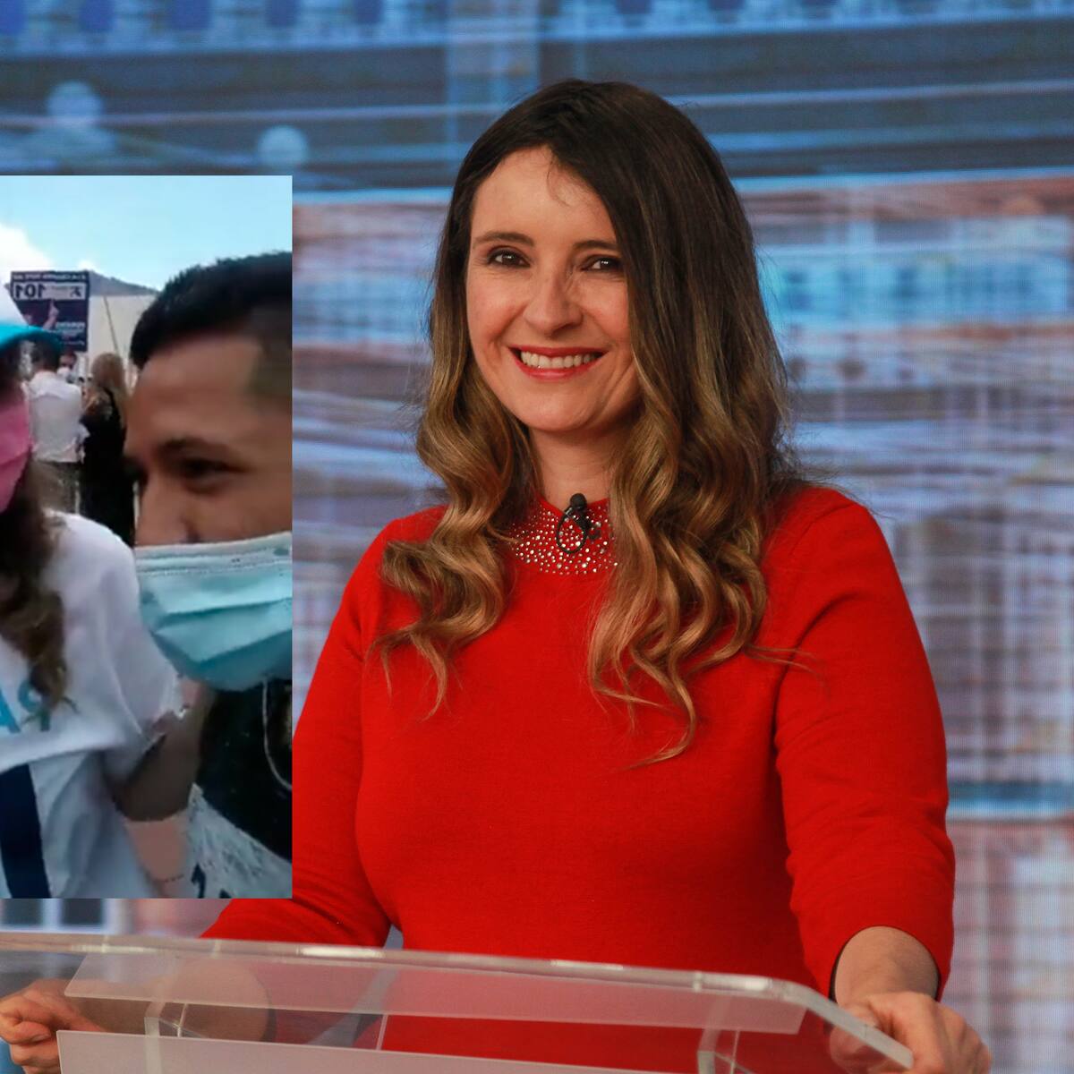 Video: Joven encaró a Paloma Valencia y le preguntó: “¿de quién nos van a salvar en 2022?”