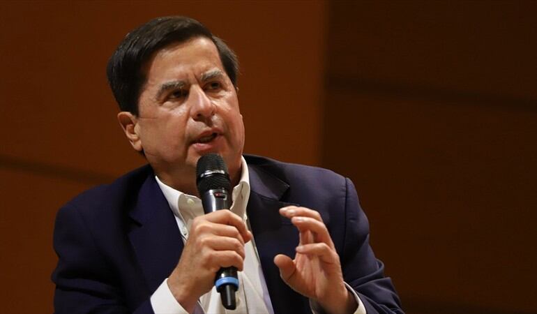 Precandidato presidencial Juan Fernando Cristo. Foto: Colprensa-Álvaro Tavera