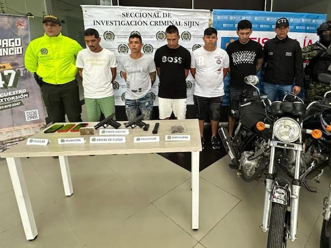 Capturan a integrantes de "Los del A", banda señalada de robar en manada en Cúcuta. / Foto: Mecuc.