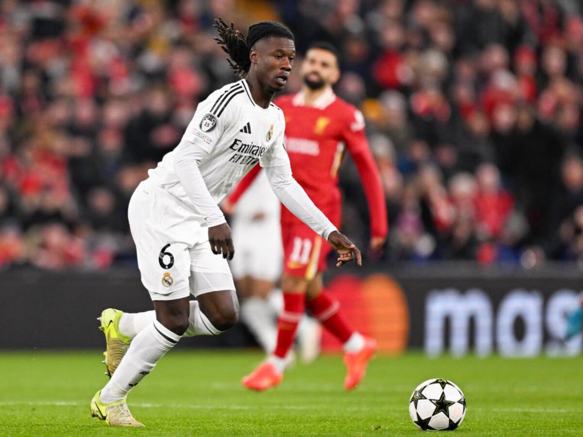 Camavinga salió lesionado tras derrota del Real Madrid contra Liverpool