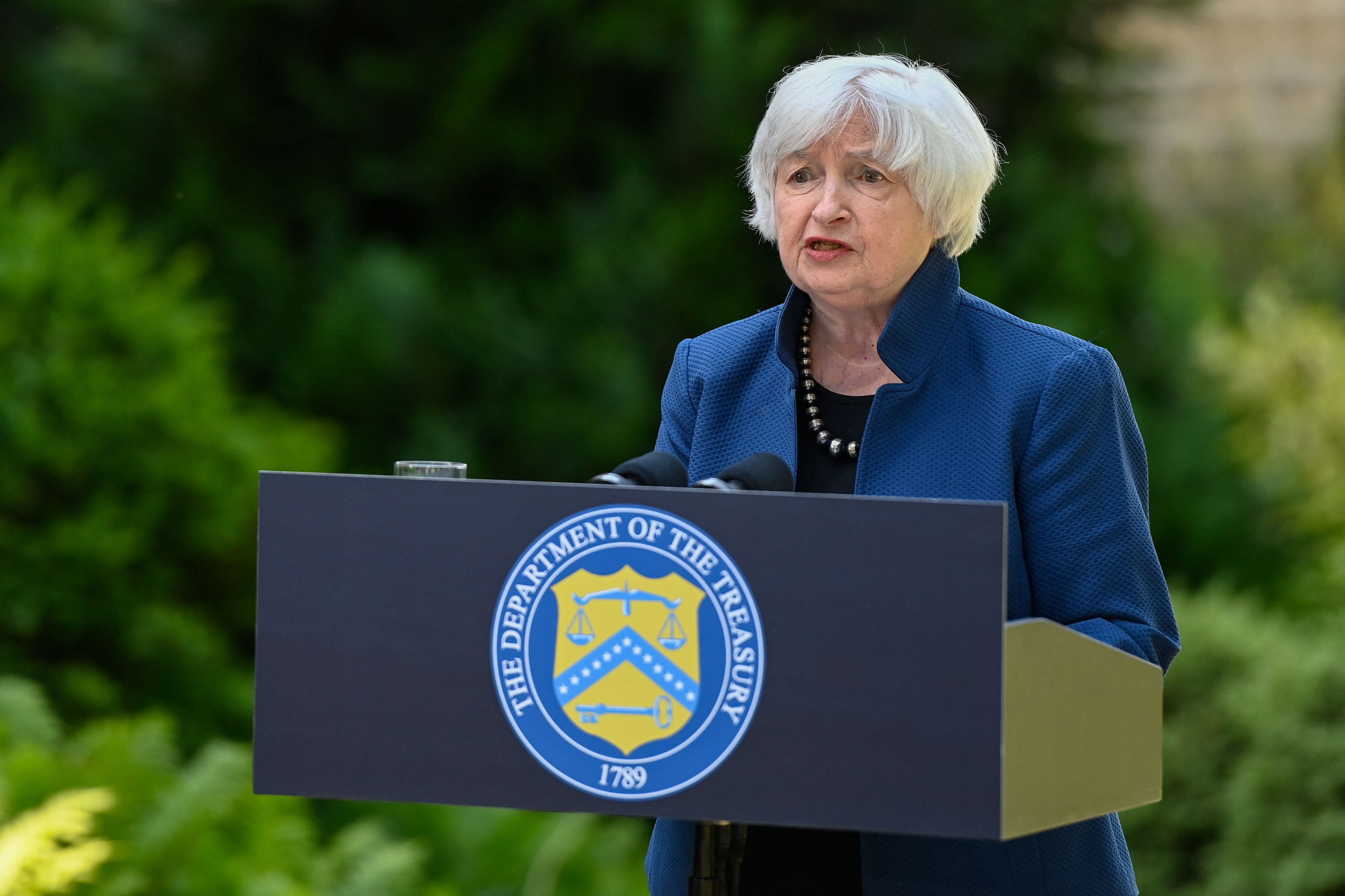 Janet Yellen. (Photo by Ina Fassbender / AFP) (Photo by INA FASSBENDER/AFP via Getty Images)