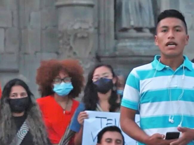 Yinner Quigüantar Cortés, líder social amenazado . Foto: Cortesía