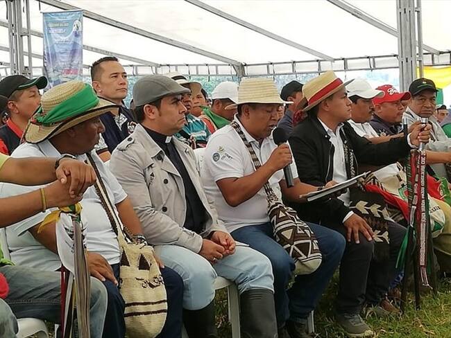 Víctor Rivas, quien hace parte de Camacol en Nariño, afirmó que es necesario hacer un pacto de 72 horas para que puedan pasar todos los productos.. Foto: Colprensa