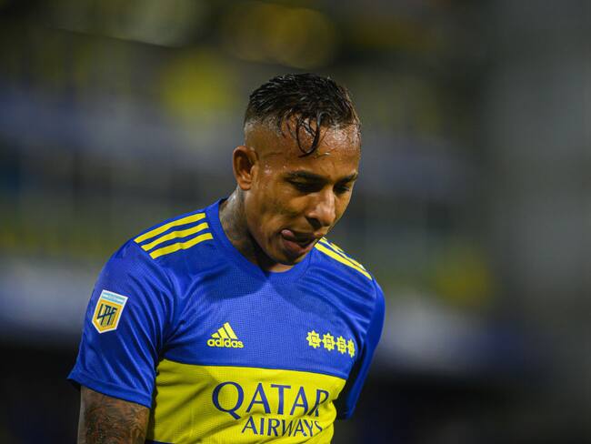 Futbolista colombiano Sebastian Villa del Boca Juniors. (Photo by Manuel Cortina/SOPA Images/LightRocket via Getty Images)