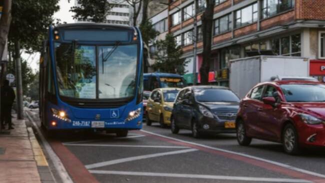 TransMizonal carrera 13 de Bogotá. Foto: Secretaría Distrital de Movilidad.