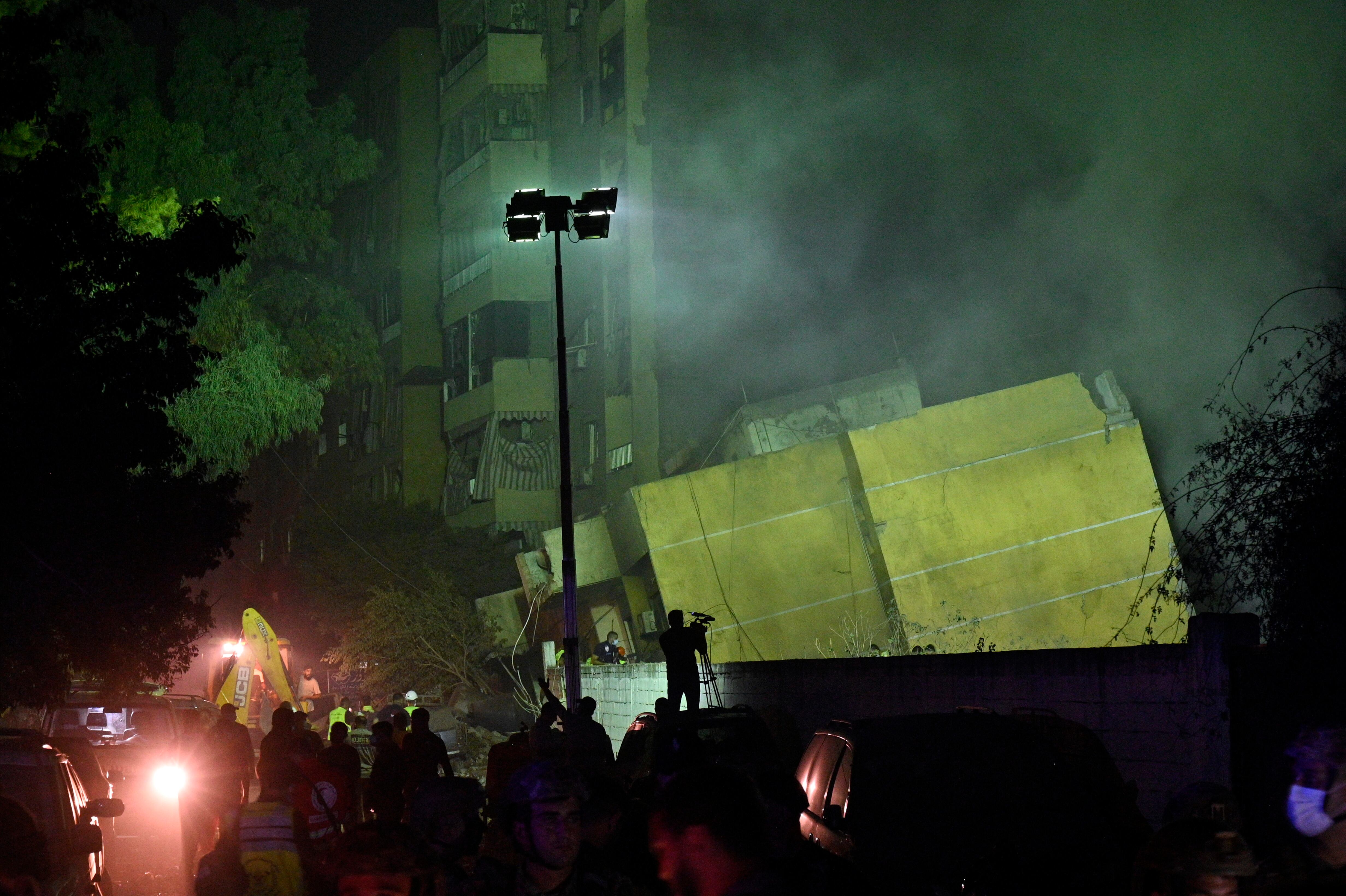 Ataque israelí en Beirut. I Foto: EFE/EPA/WAEL HAMZEH.