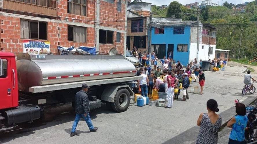 Emergencia en Villamaría, Caldas. Crédicto: Bomberos Voluntarios de Villamaría, Caldas.