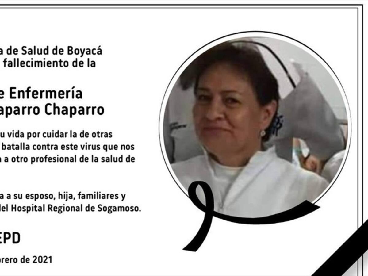 Boyacá supera los 1.600 contagios por COVID-19 en profesionales de la salud