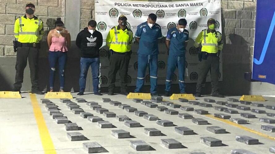 Directivas del hospital de Ocaña respondieron por narco-ambulancia hallada en Santa Marta. Foto: Cortesía