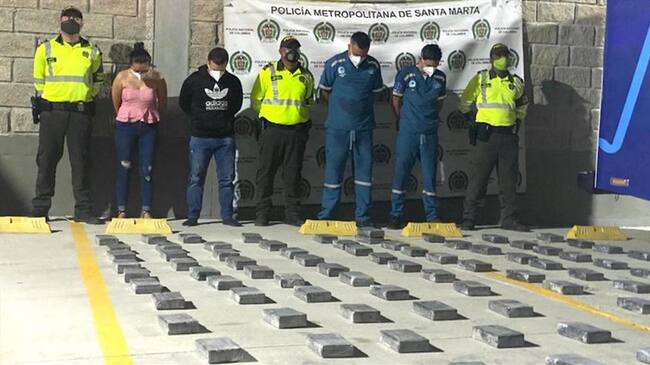 Directivas del hospital de Ocaña respondieron por narco-ambulancia hallada en Santa Marta. Foto: Cortesía