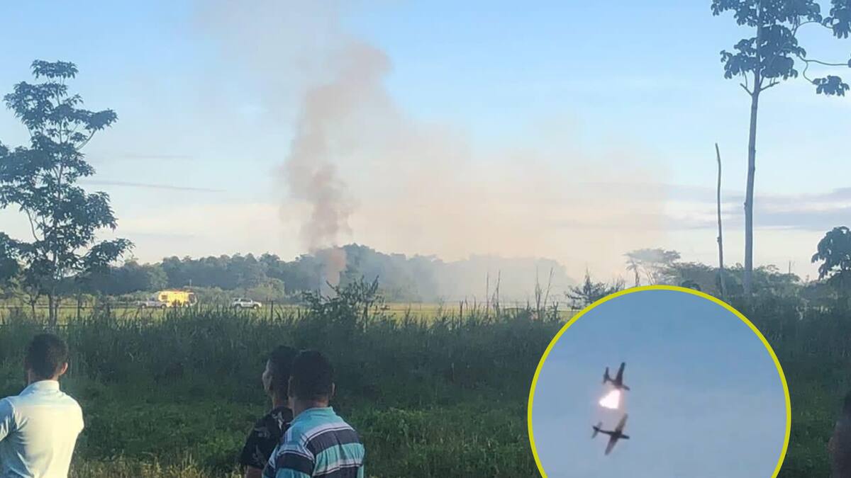 Dos aeronaves de la Fuerza Aérea colisionaron entre sí en el Meta