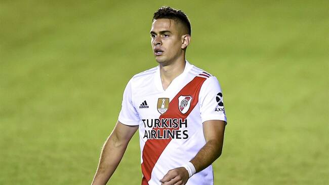 Rafael Santos Borré habría rechazado la oferta del Palmeiras. Foto: Marcelo Endelli/Getty Images